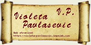 Violeta Pavlašević vizit kartica